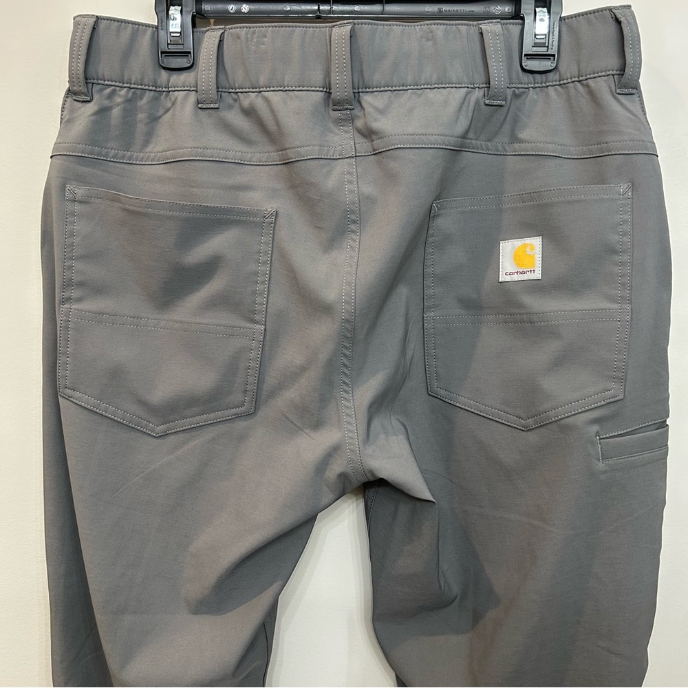 Carhartt Men's Force Sun Defender Relaxed Fit Pants Grey Size M - Picture 3 of 10